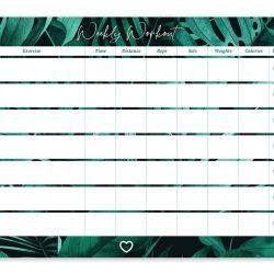 A4 Magnet Jungle Planner